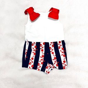 Janie and Jack baby girl romper